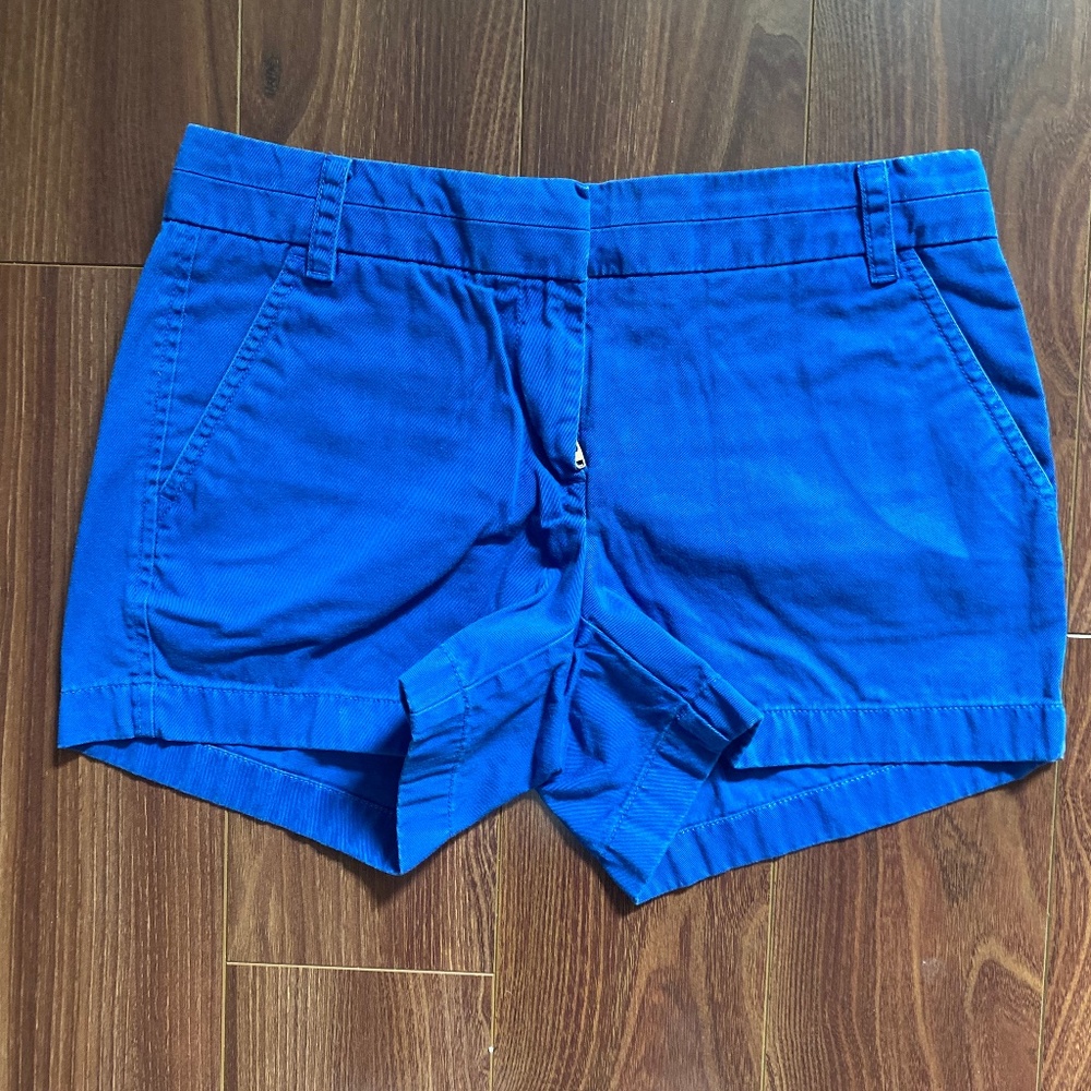 Bright Blue JCrew 3in Chino Short